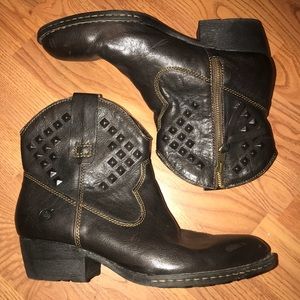 Short Black Cowboy Boots
